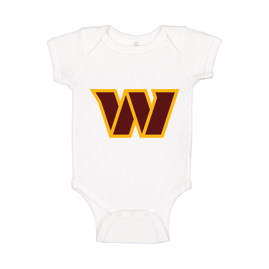 Washington Commanders Baby Romper Onesie - White
