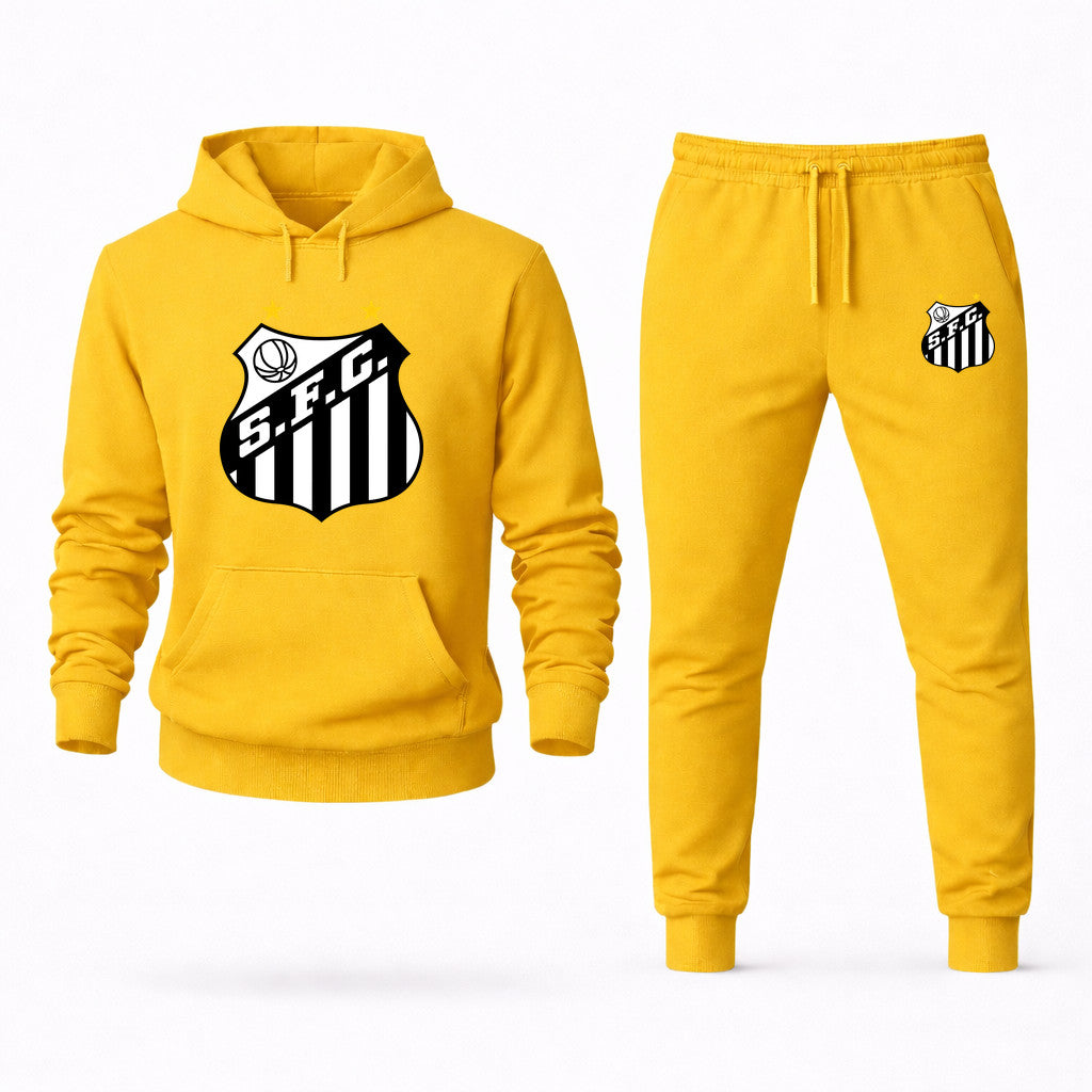 Santos FC Hoodie and Joggers Set - Yellow