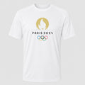 Men's Olympics 2024 Paris Black Performance T-Shirt - White