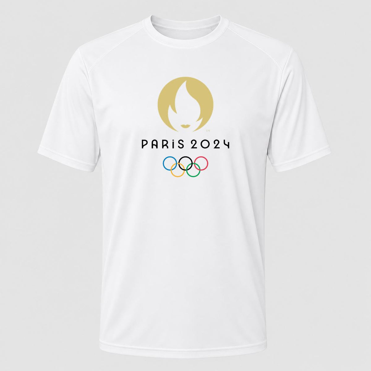 Men's Olympics 2024 Paris Black Performance T-Shirt - White