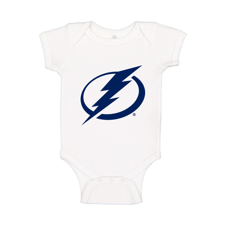 Tampa Bay Lightning Baby Romper Onesie - White