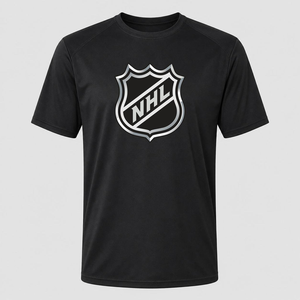 Men's NHL Shield Performance T-Shirt - Black