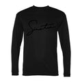 Men's Frank Sinatra Polyester Long Sleeve T-Shirt - Black