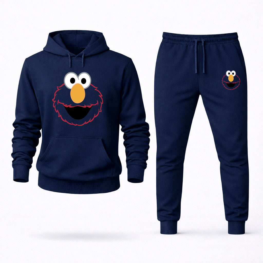 Elmo Hoodie and Joggers Set - Navy