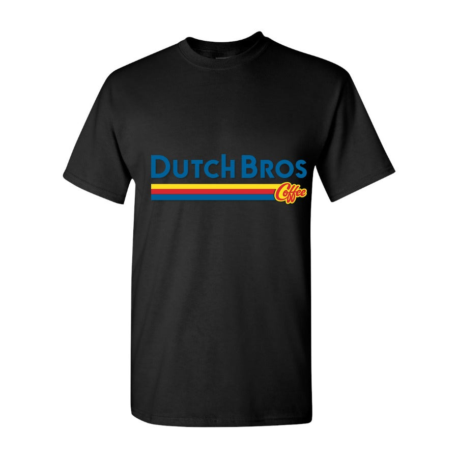 Men's Dutch Bros Coffee wordmark.svg Cotton T-Shirt - Black