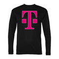 Men's T Mobile Polyester Long Sleeve T-Shirt - Black