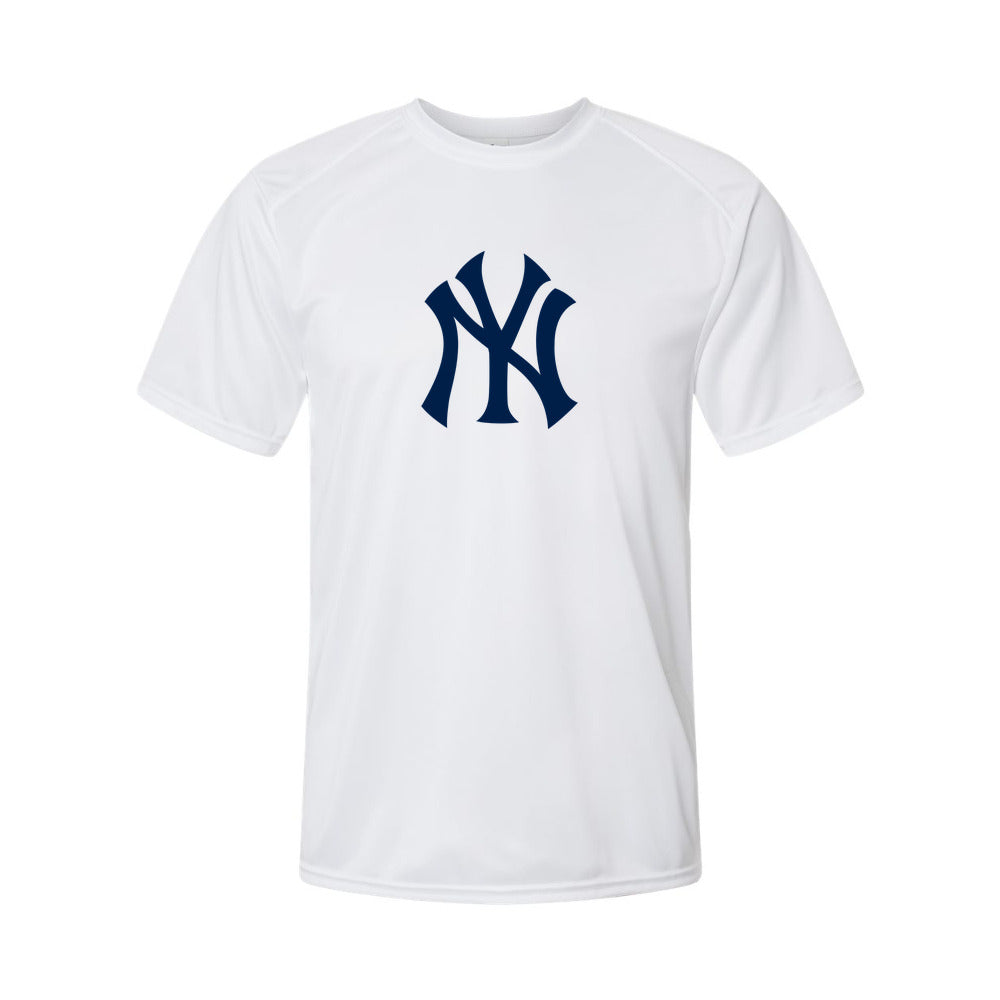New York Yankees Polyester T-Shirt - White