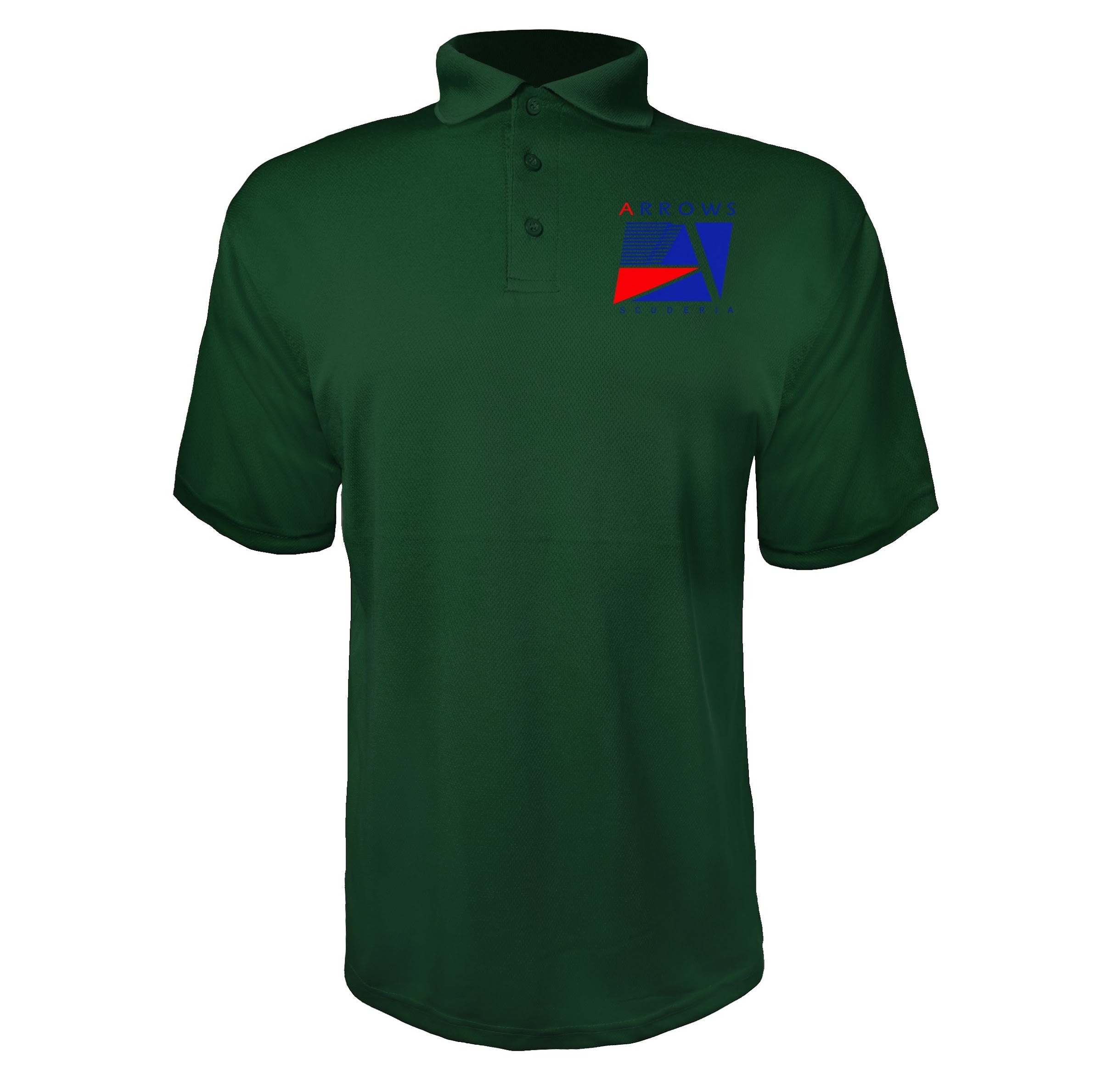 Arrows F1 Team Green polyester polo