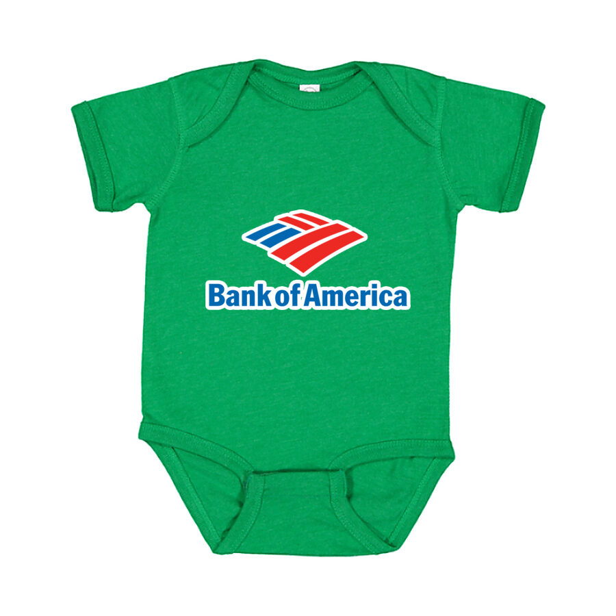 Bank of America Baby Romper Onesie - Green