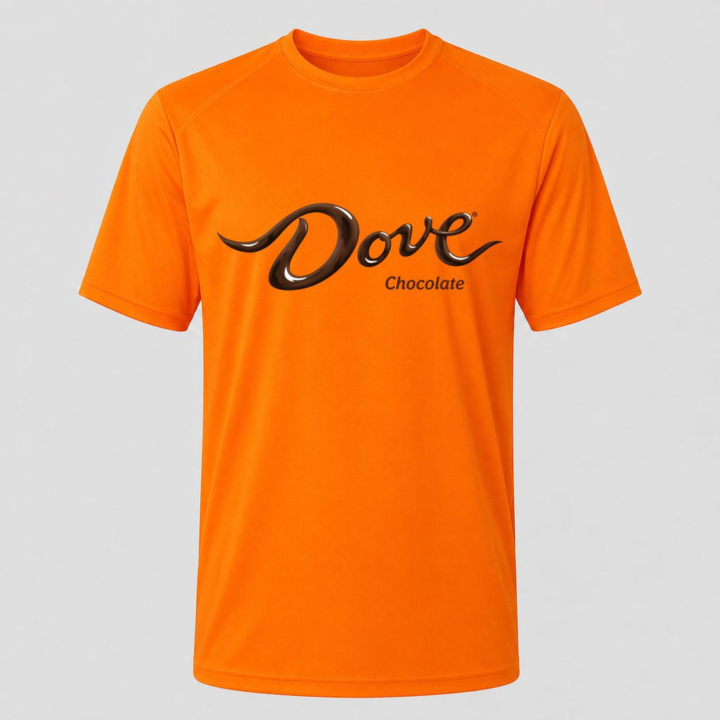 Men's Dove Chocolate Performance T-Shirt - Orange