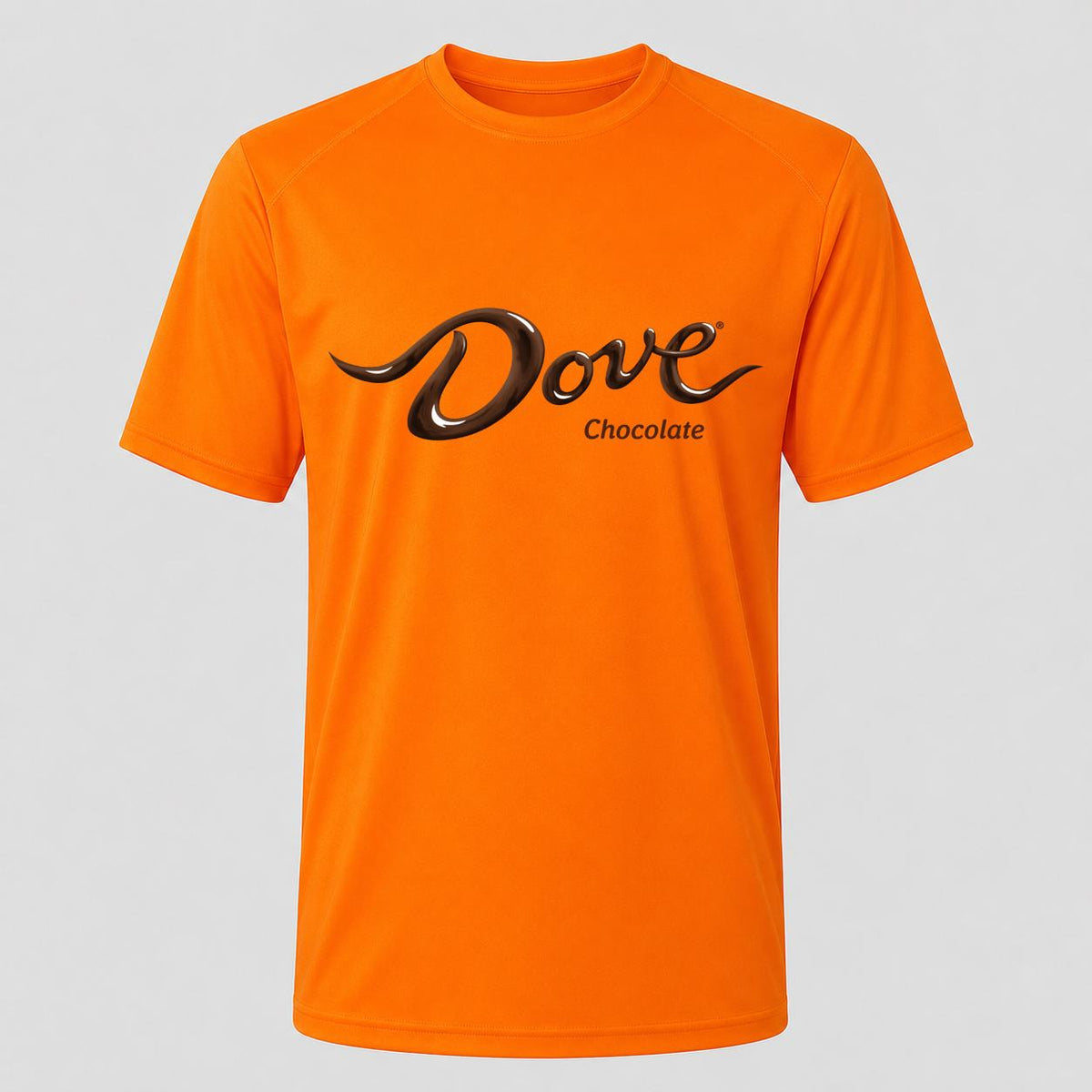 Men's Dove Chocolate Performance T-Shirt - Orange