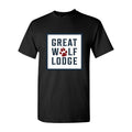 Men's Great Wolf Lodge logo Cotton T-Shirt - Black