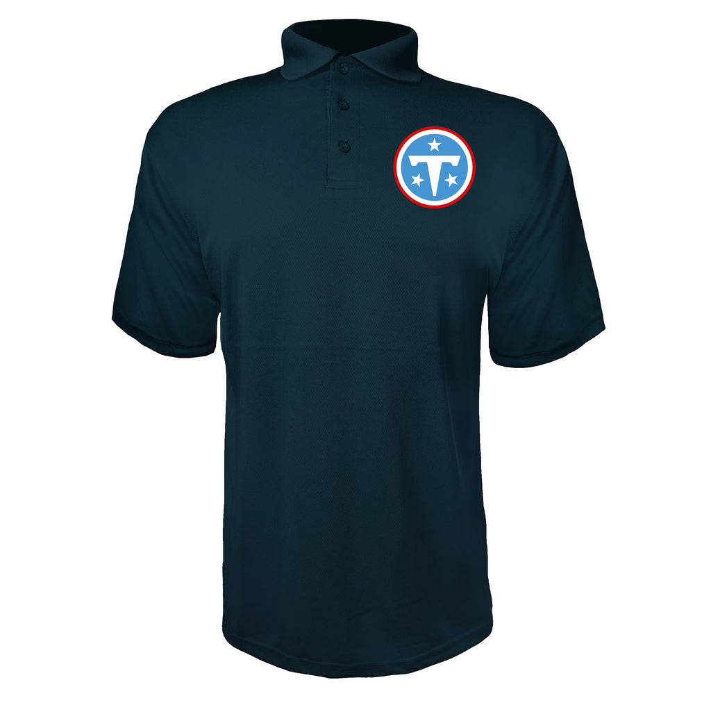 Tennessee Titans Navy polyester polo