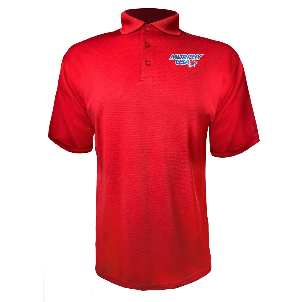 Murphy USA men's polyester polo in Red