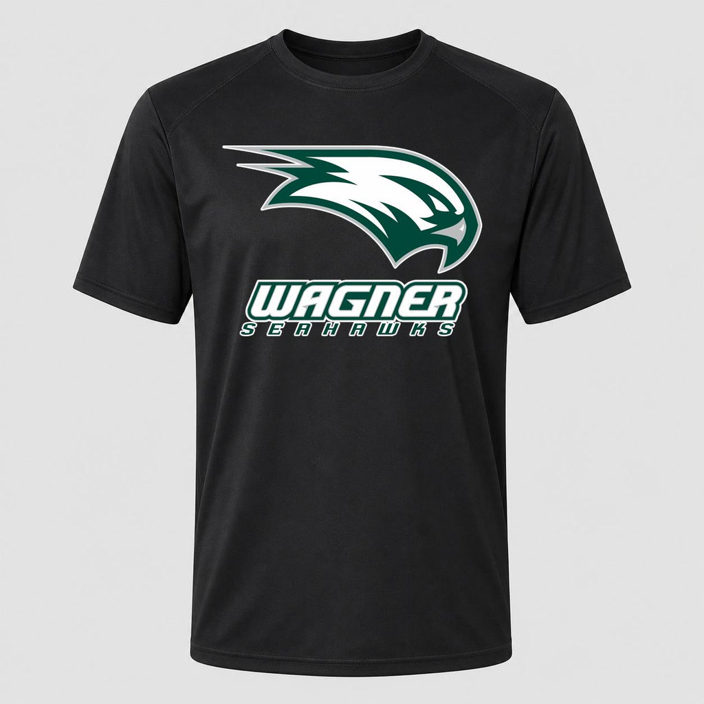 Men's Wagner Seahawks Performance T-Shirt - Black