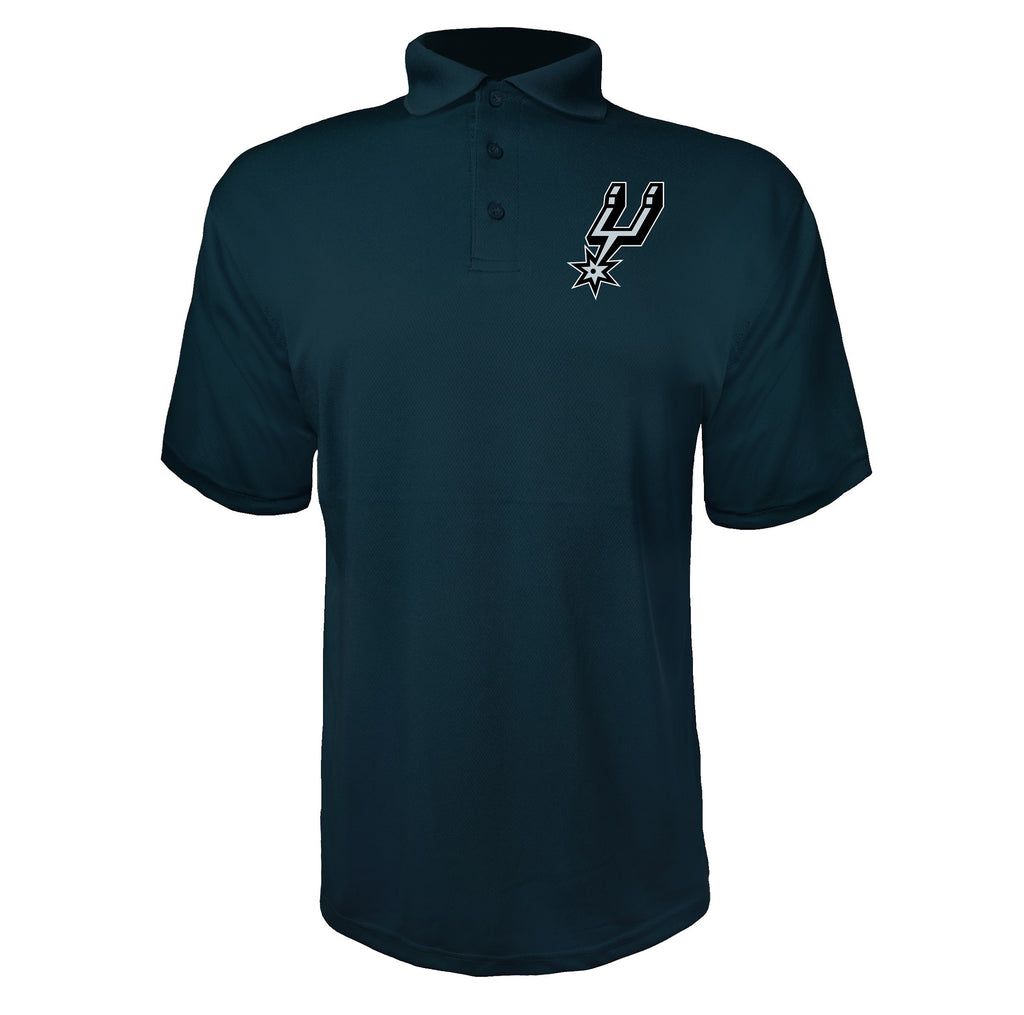 San Antonio Spurs Navy polyester polo