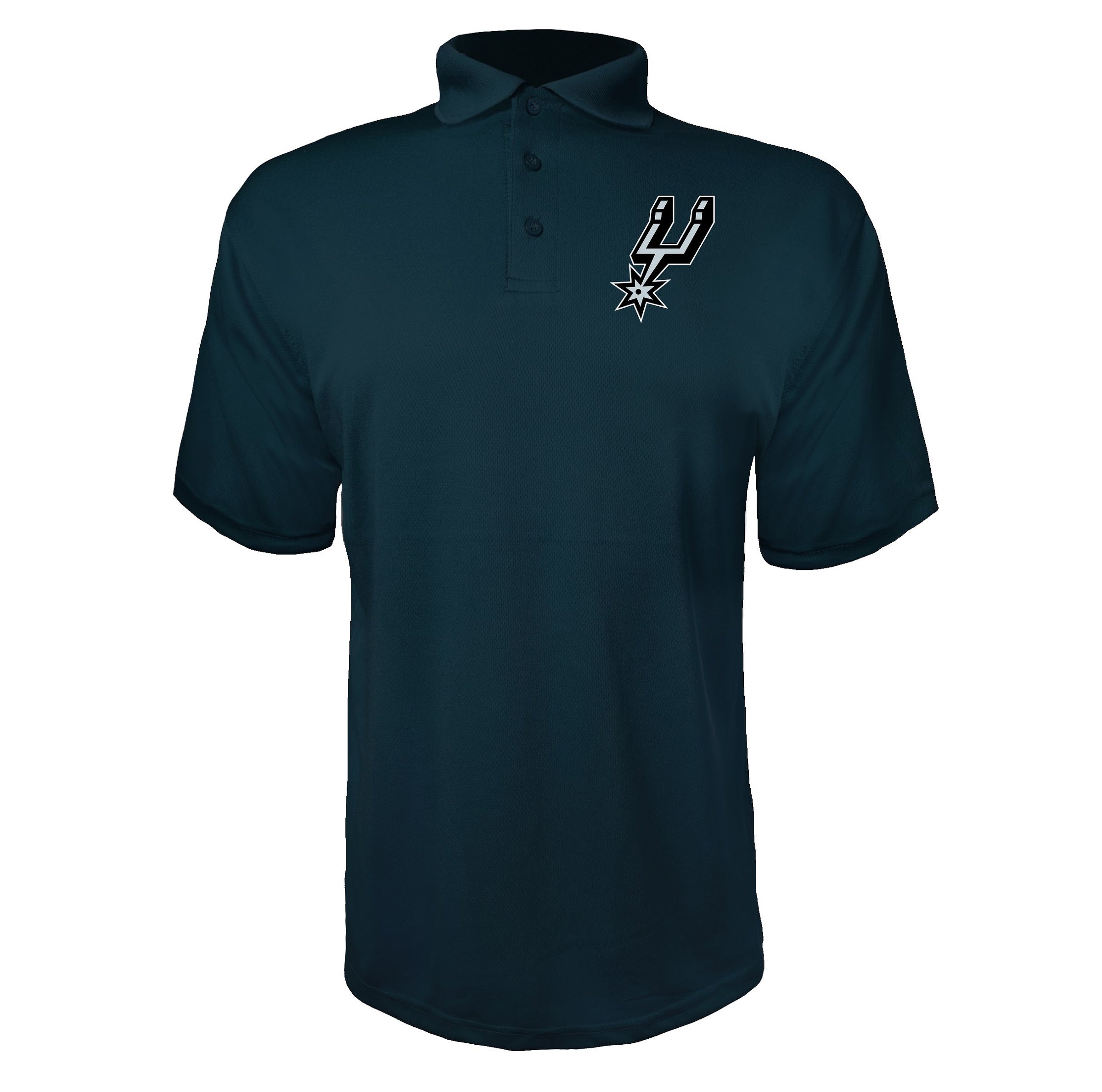 San Antonio Spurs Navy polyester polo