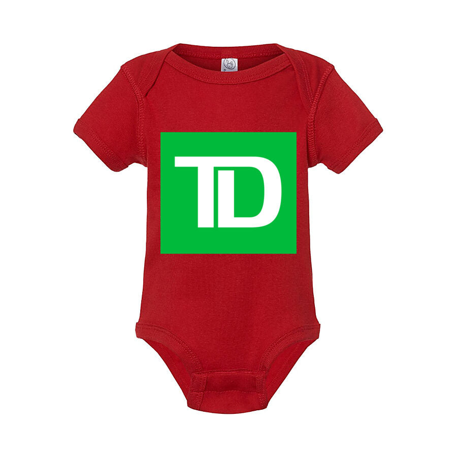 TD Bank Baby Romper Onesie - Red