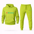 Heineken Hoodie and Joggers Set - Lime Green