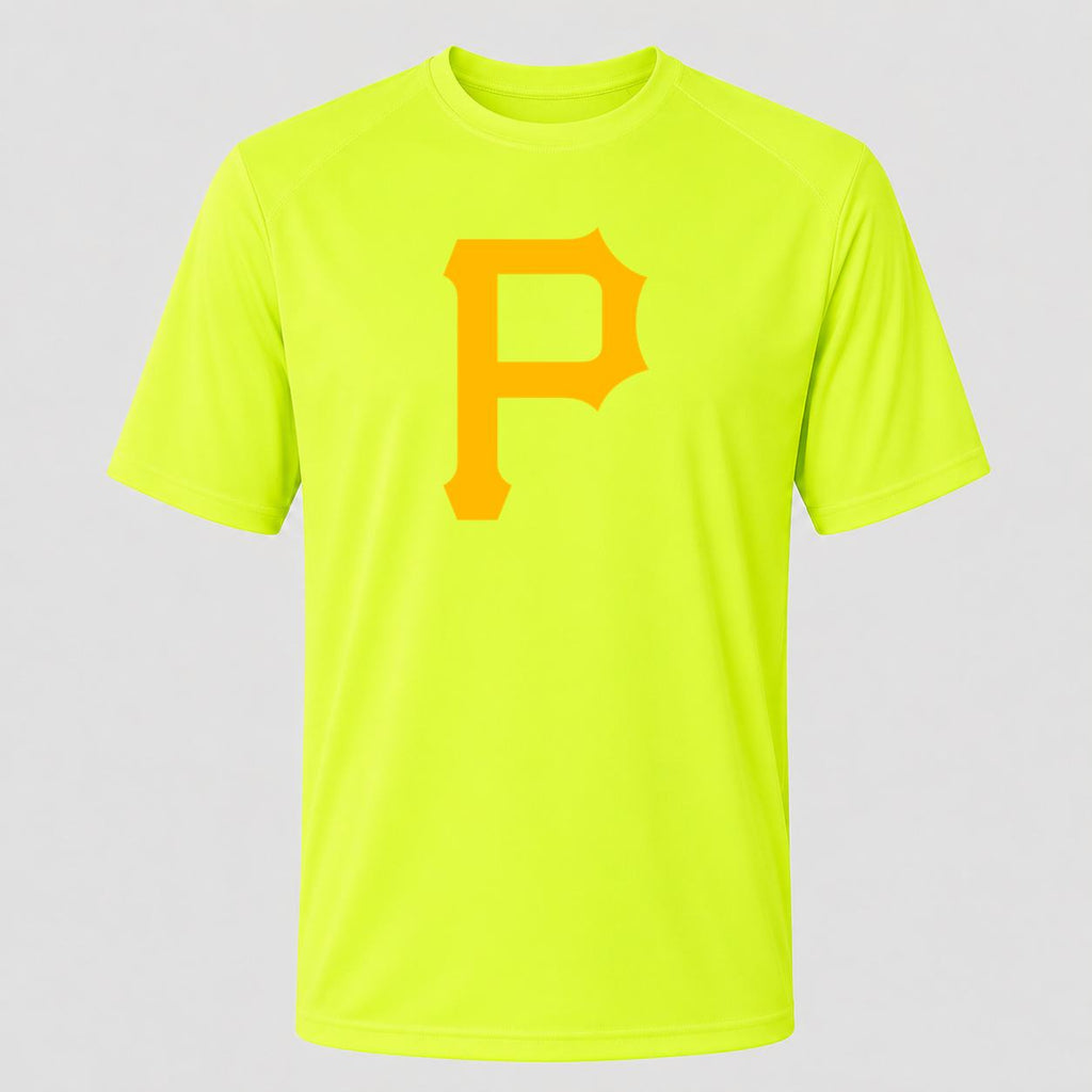 Men's Pittsburgh Pirates Performance T-Shirt - Safety Green