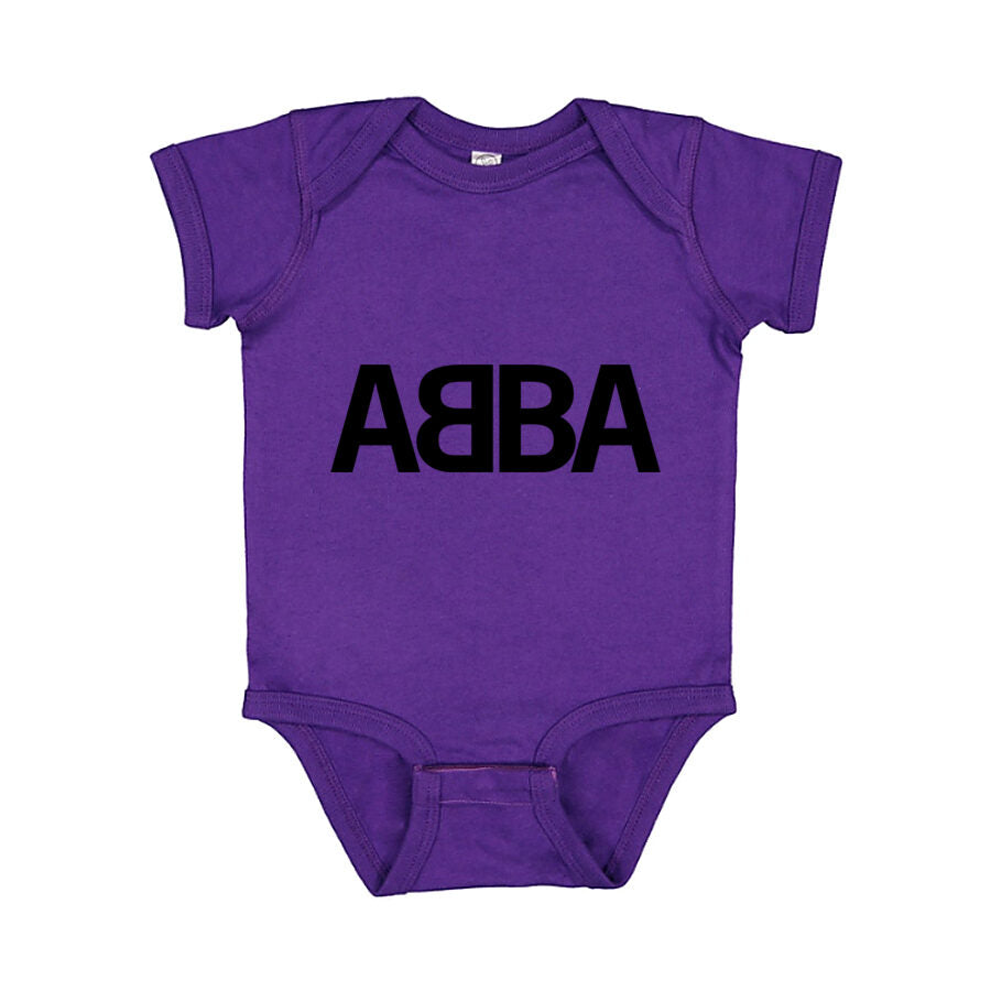 ABBA Baby Romper Onesie - Purple