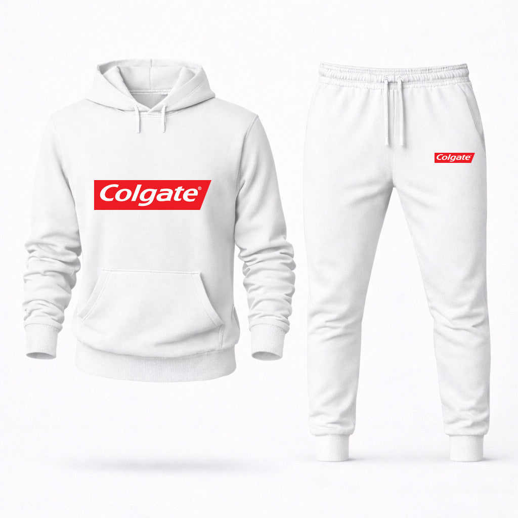Colgate Hoodie and Joggers Set - White
