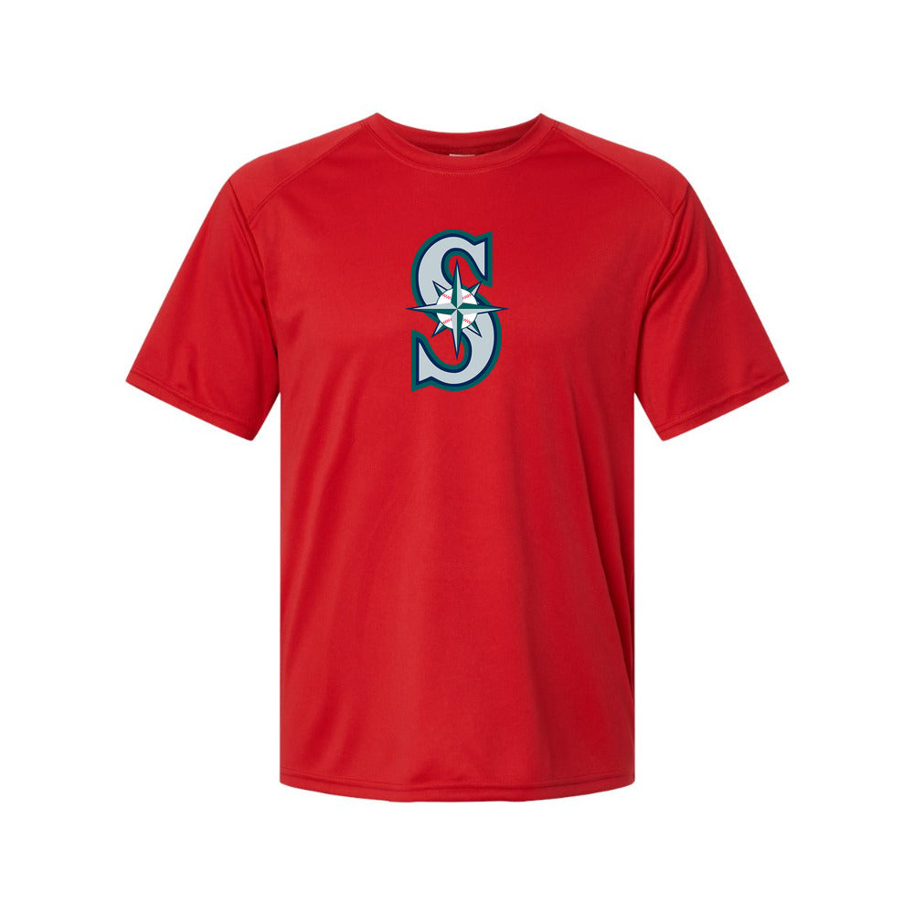 Seattle Mariners Polyester T-Shirt - Red