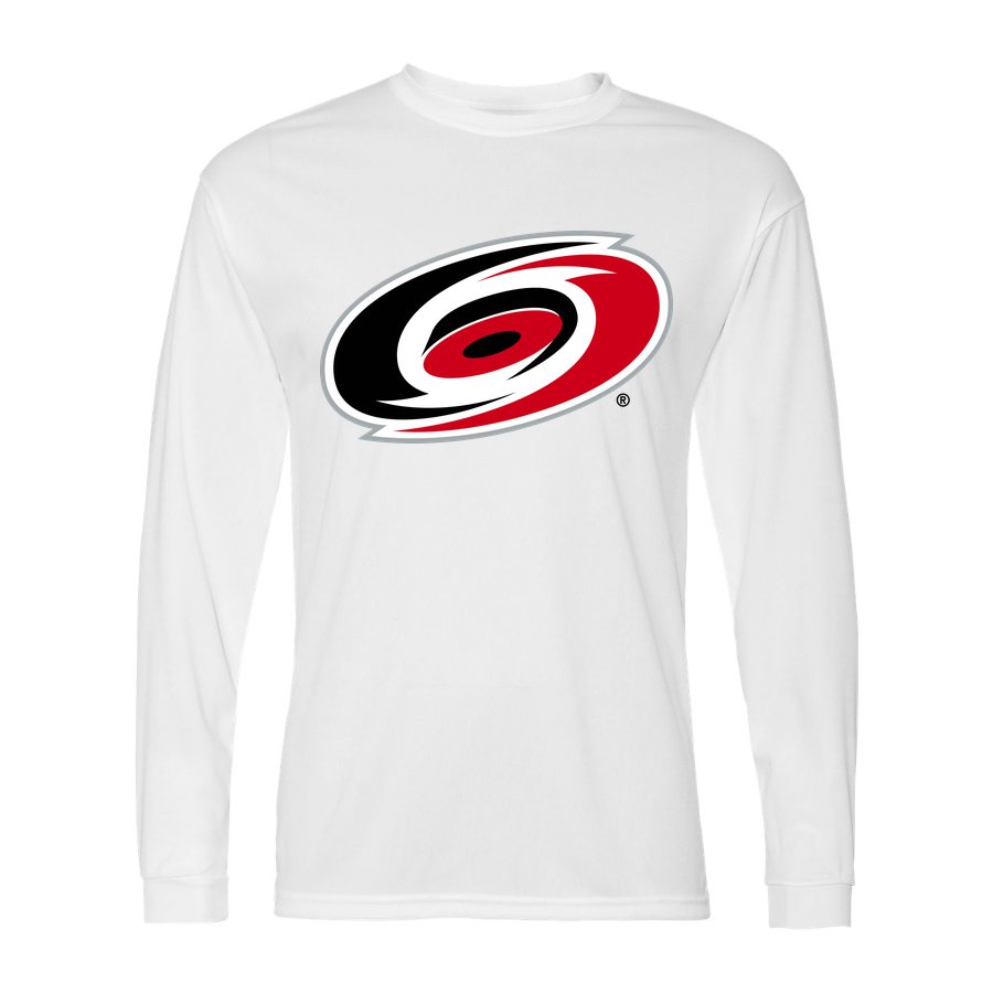 Men's Carolina Hurricanes Polyester Long Sleeve T-Shirt - White