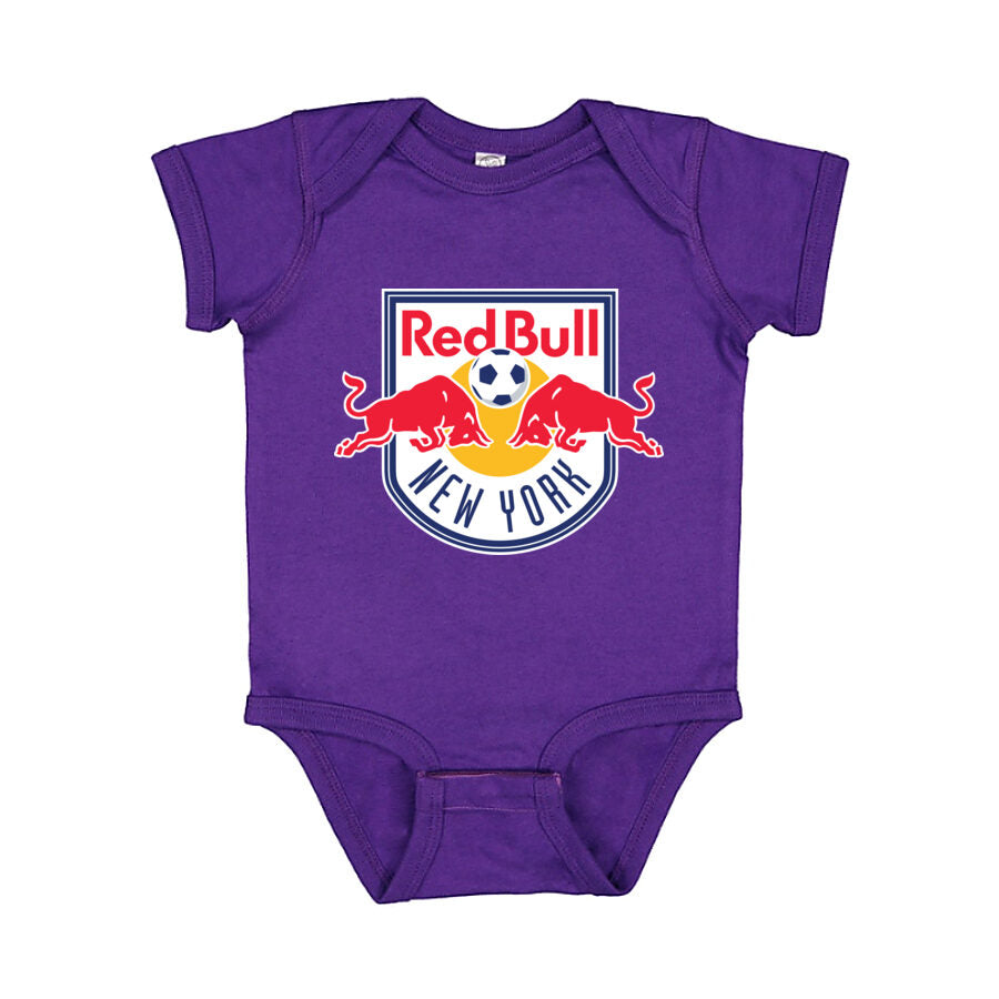 New York Red Bulls Baby Romper Onesie - Purple