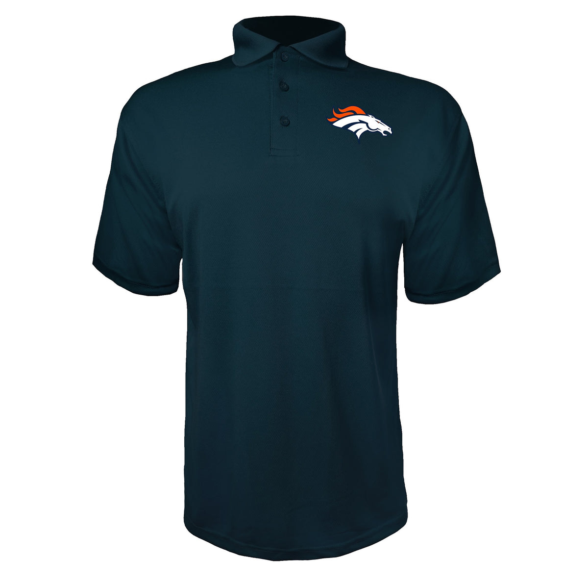 Denver Broncos Navy polyester polo