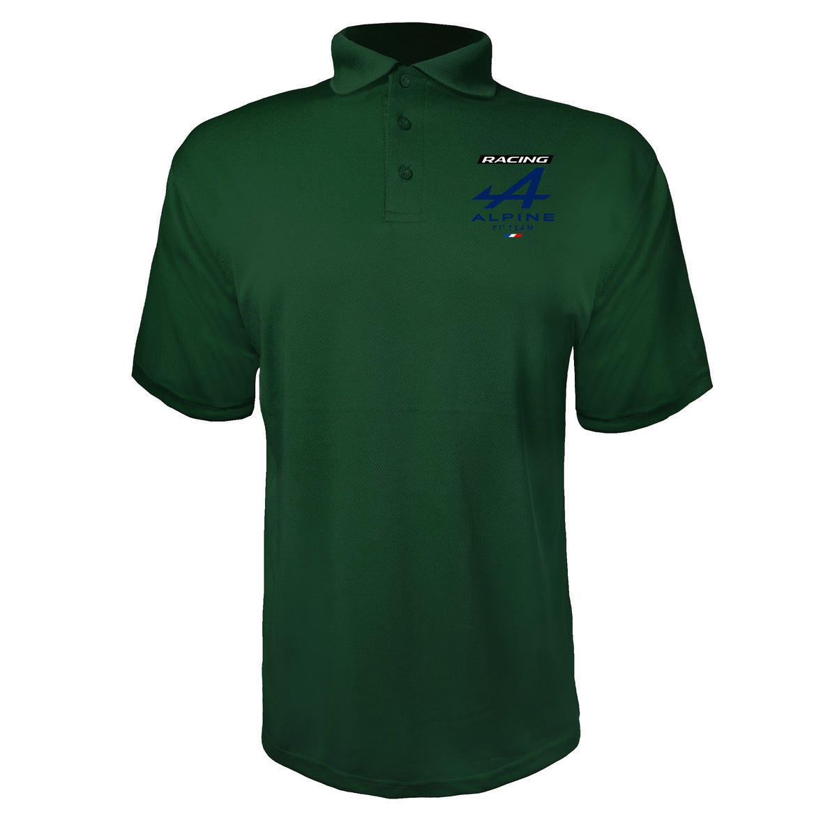 Alpine F1 Team Green polyester polo