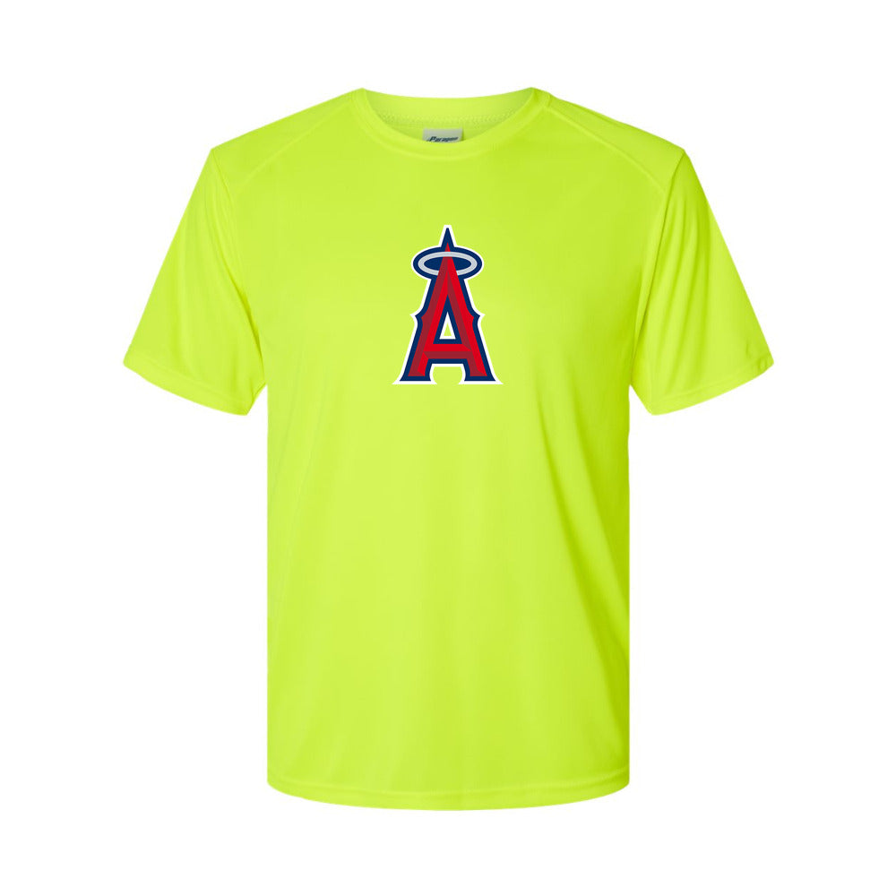 Los Angeles Angels Polyester T-Shirt - Safety Green