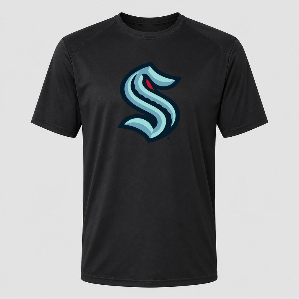 Men's Seattle Kraken Performance T-Shirt - Black
