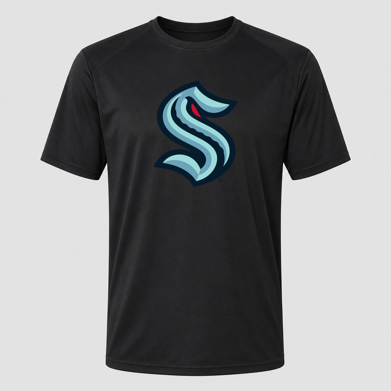 Men's Seattle Kraken Performance T-Shirt - Black