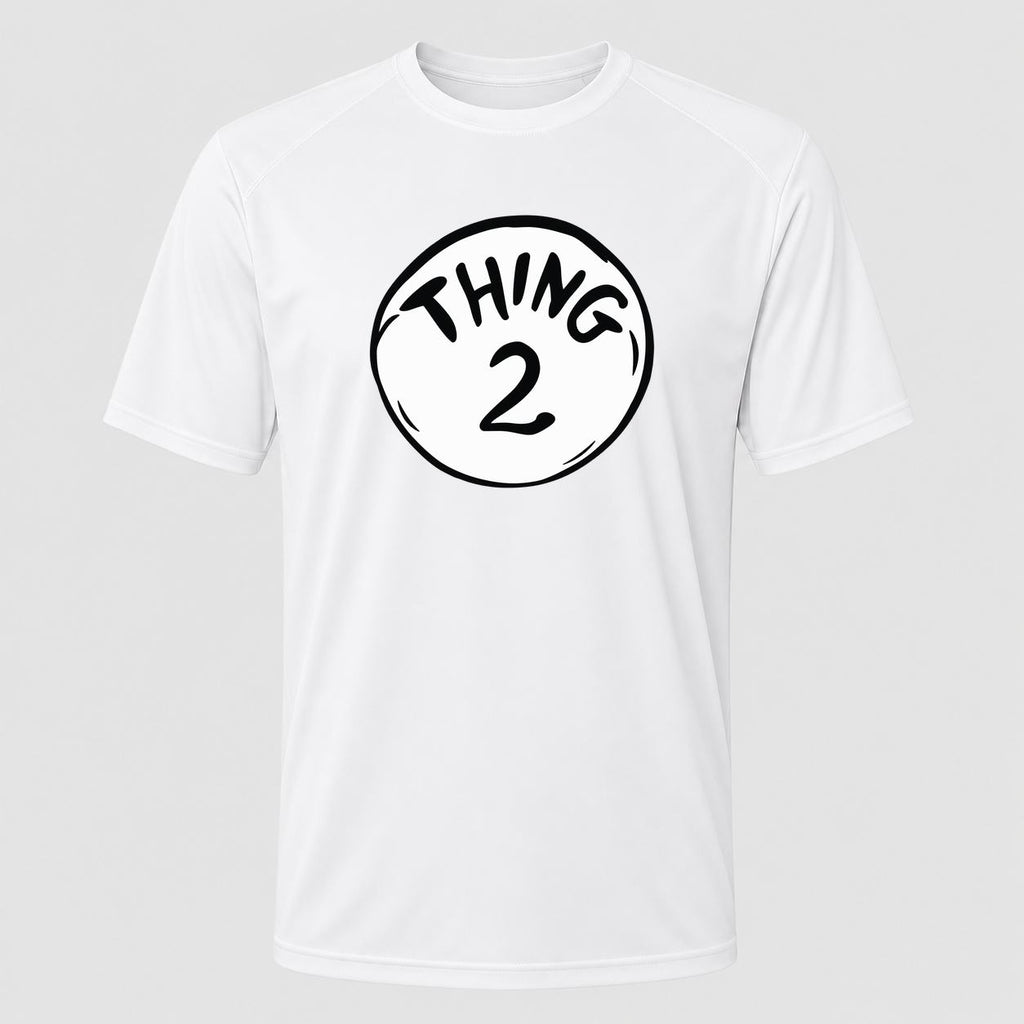 Men's Dr. Seuss Thing 2 Performance T-Shirt - White