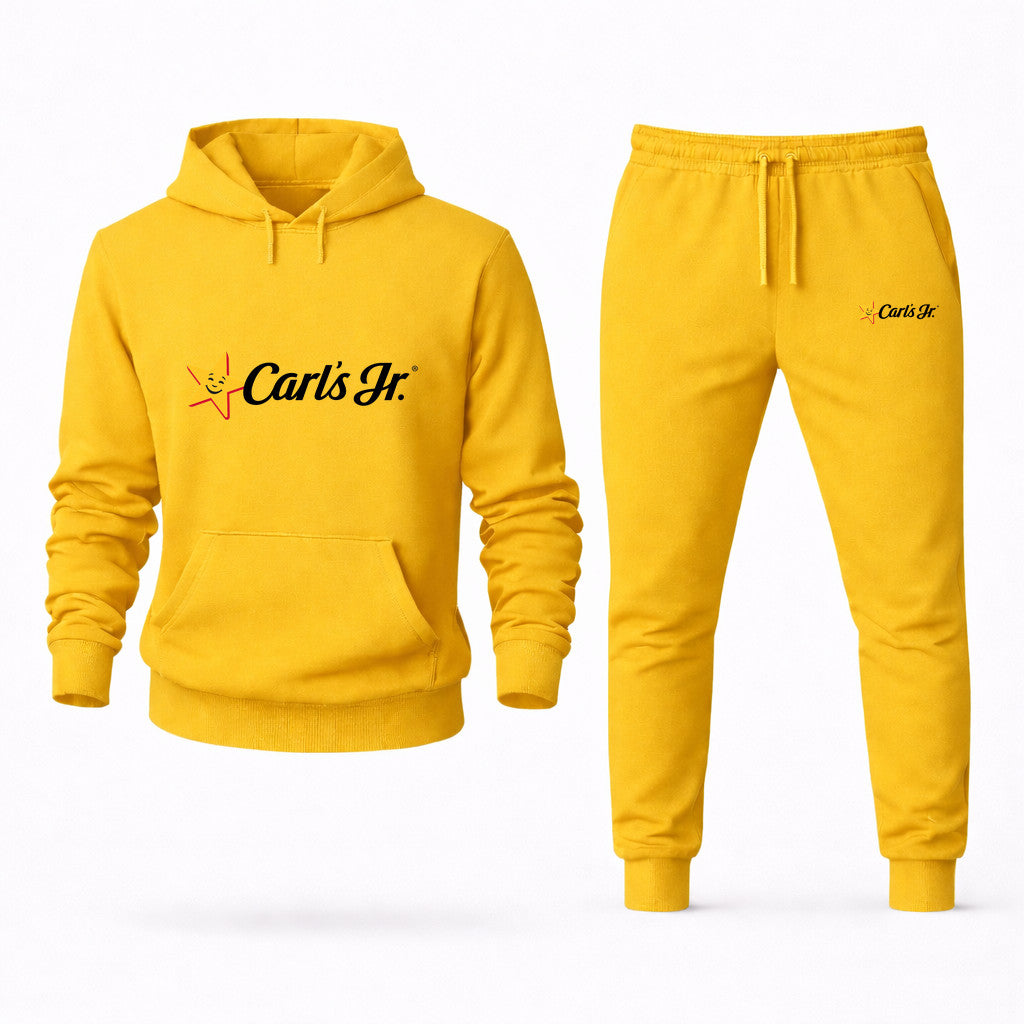 Carl's Jr. Hoodie and Joggers Set - Yellow