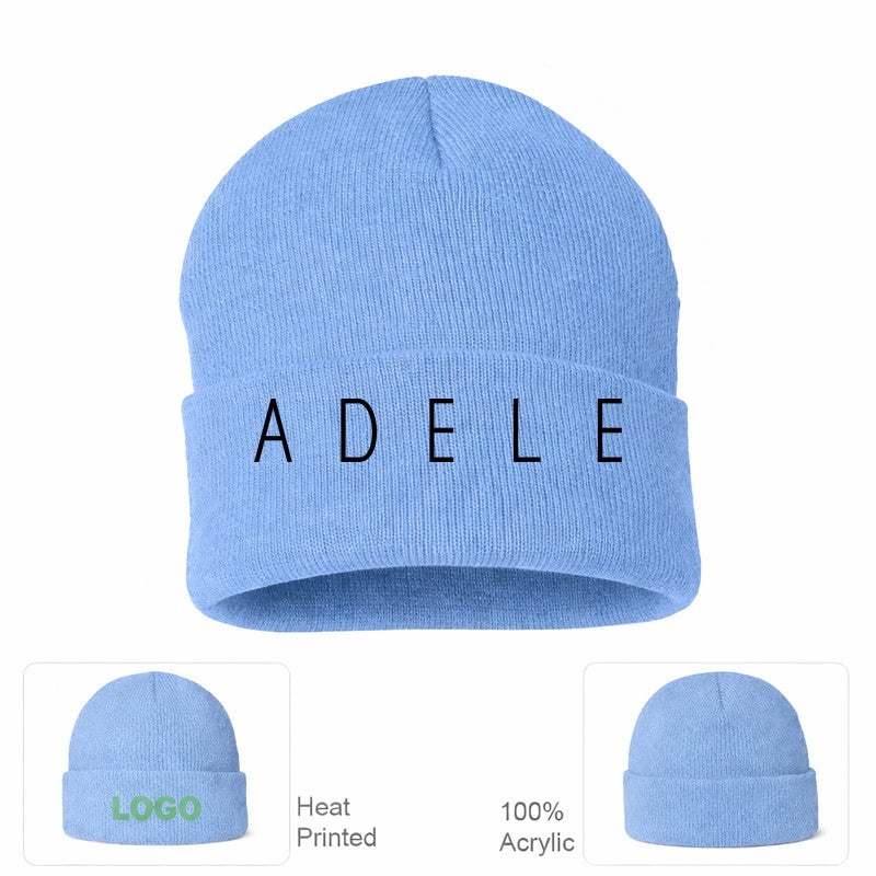 Adele Beanie Hat - Sky Blue