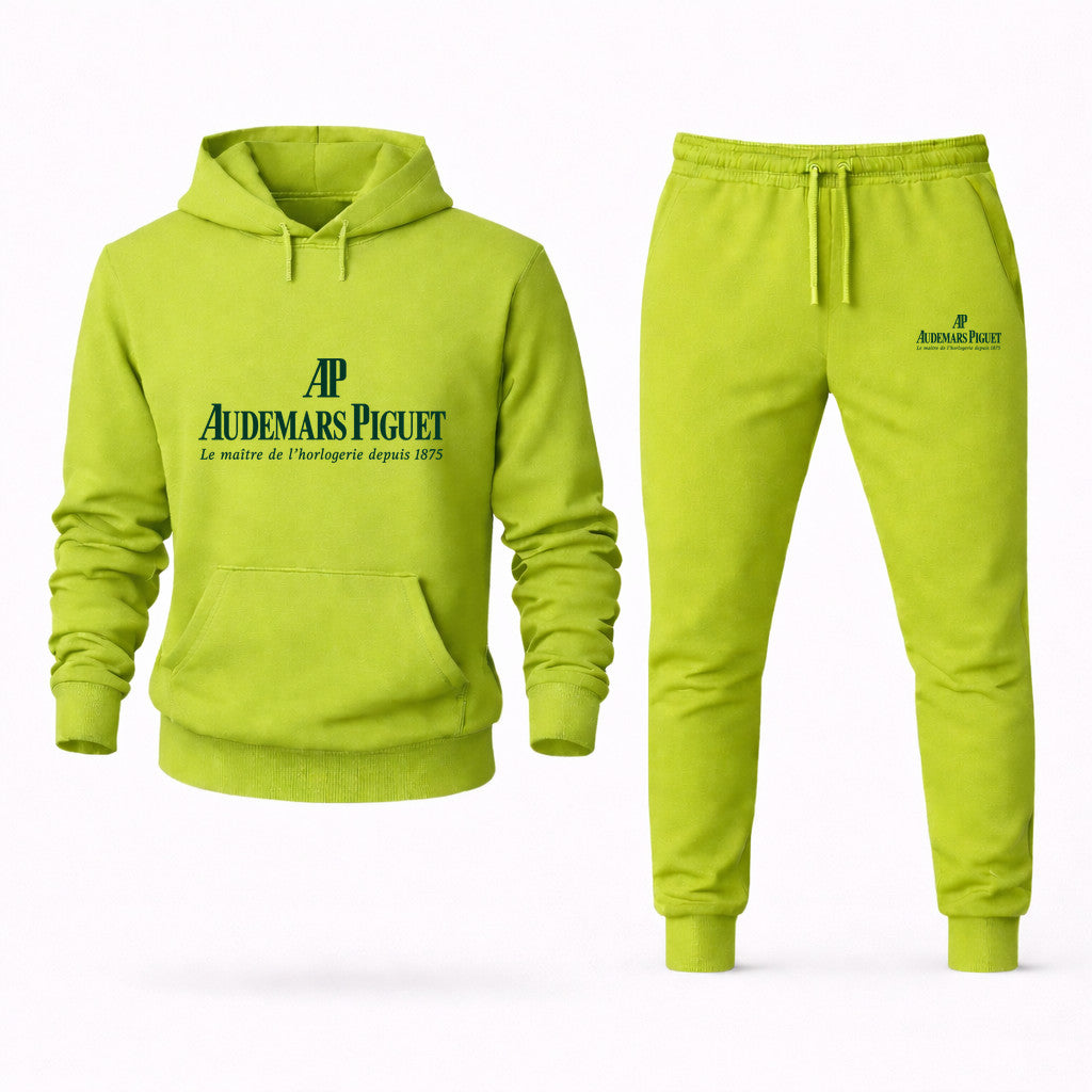 Audemars Piguet Hoodie and Joggers Set - Lime Green