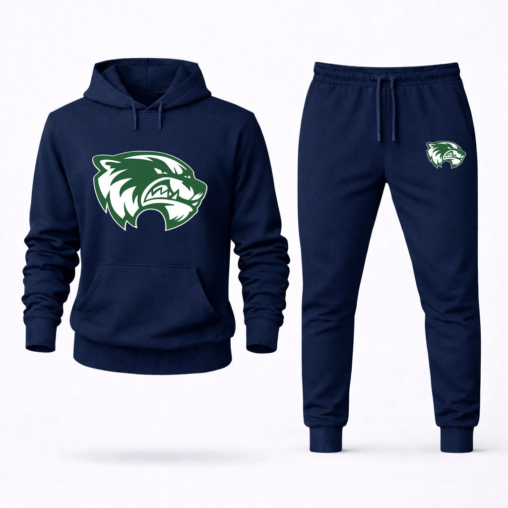 Utah Valley Wolverines Hoodie and Joggers Set - Navy