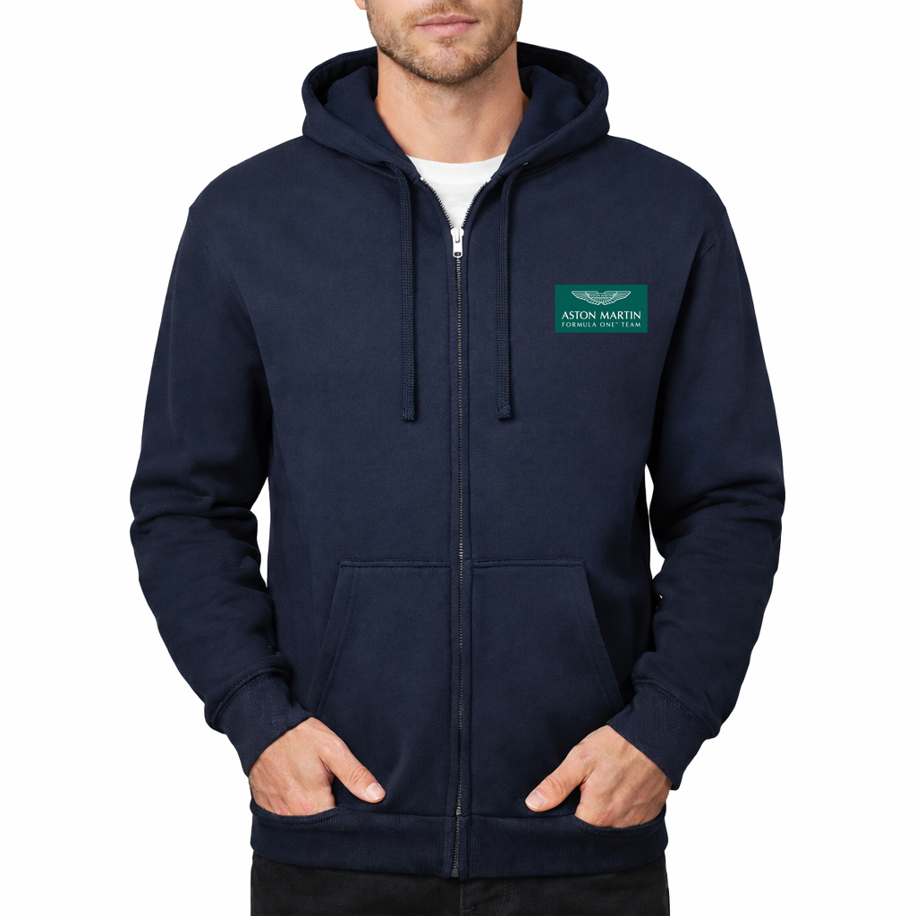 Men's Aston Martin Formula One Team Zipper Hoodie - Navy