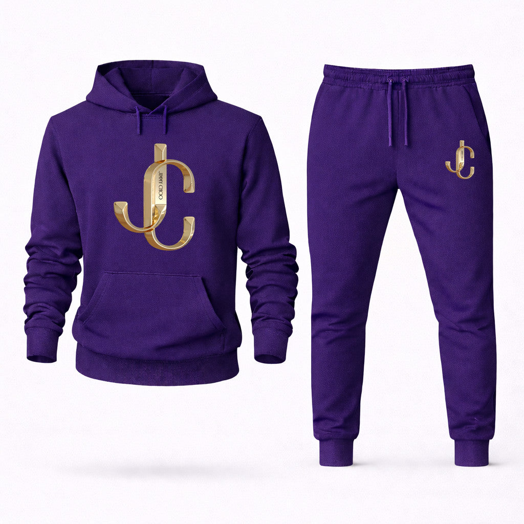 Jimmy Choo Hoodie and Joggers Set - Purple