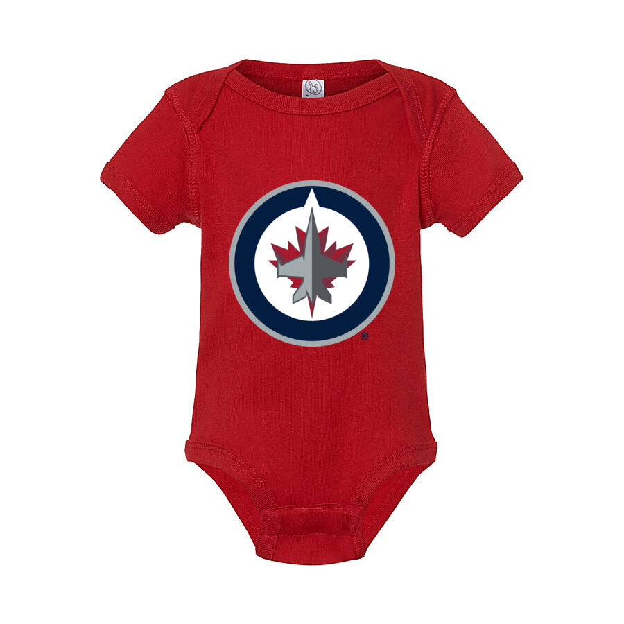 Winnipeg Jets Baby Romper Onesie - Red