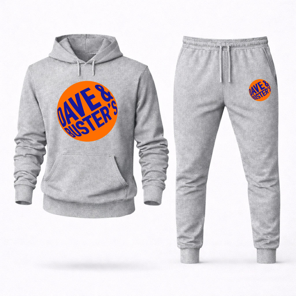 Dave & Buster's Hoodie and Joggers Set - Grey