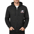 Men's Utah Tech Trailblazers Zipper Hoodie - Black