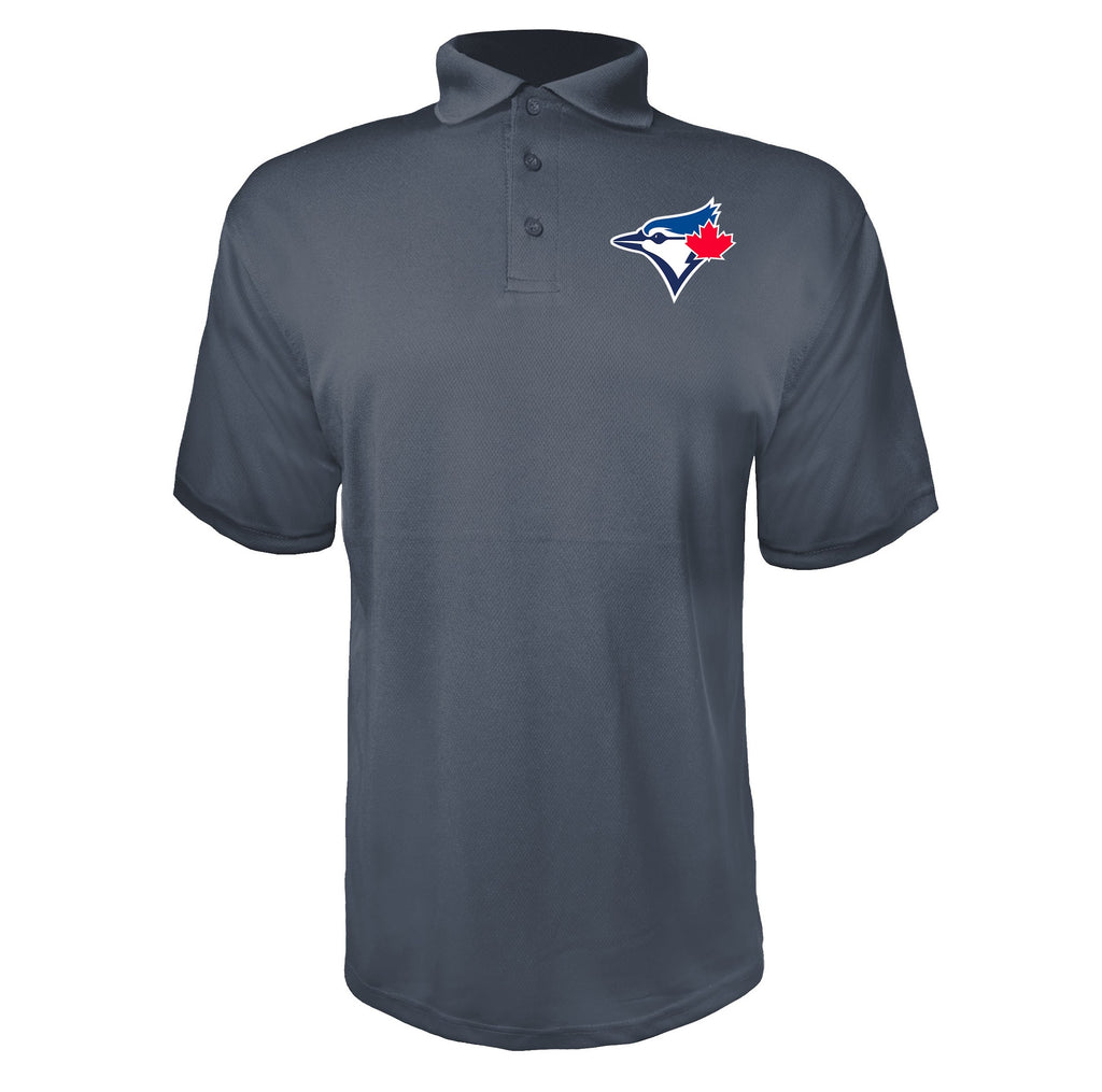 Toronto Blue Jays Charcoal polyester polo