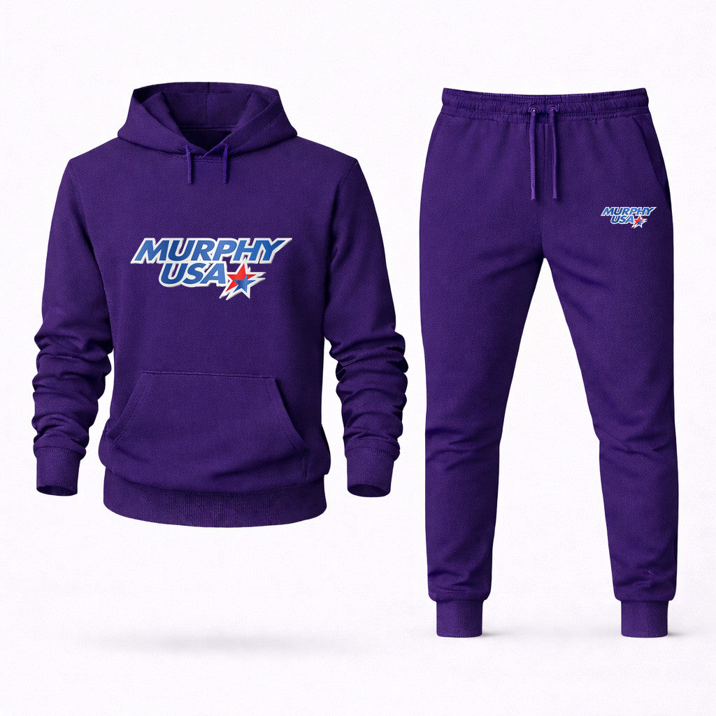 Murphy USA Hoodie and Joggers Set - Purple