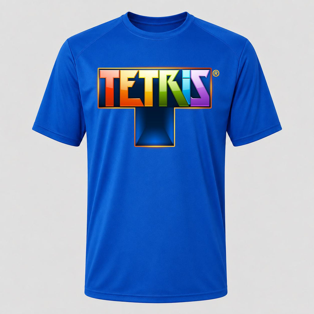 Men's Tetris Performance T-Shirt - Royal Blue