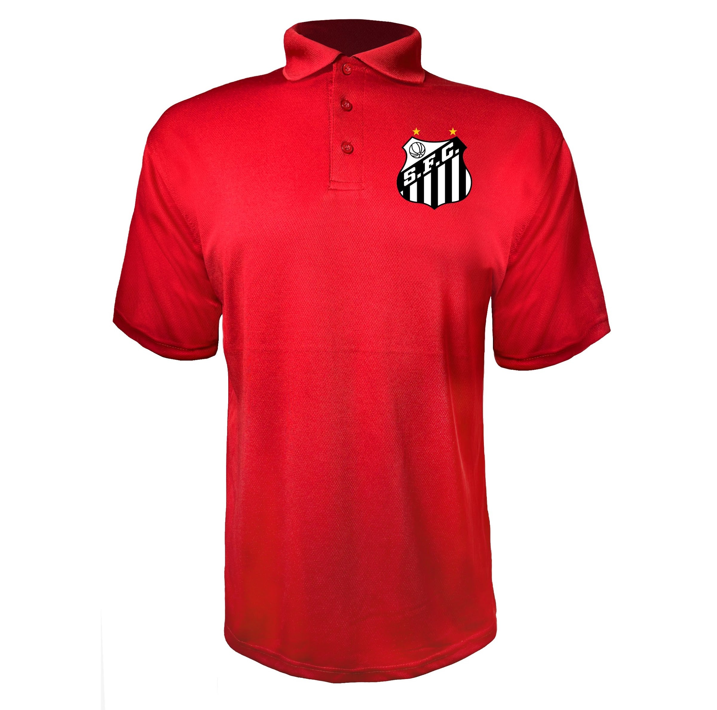 Santos FC Red polyester polo