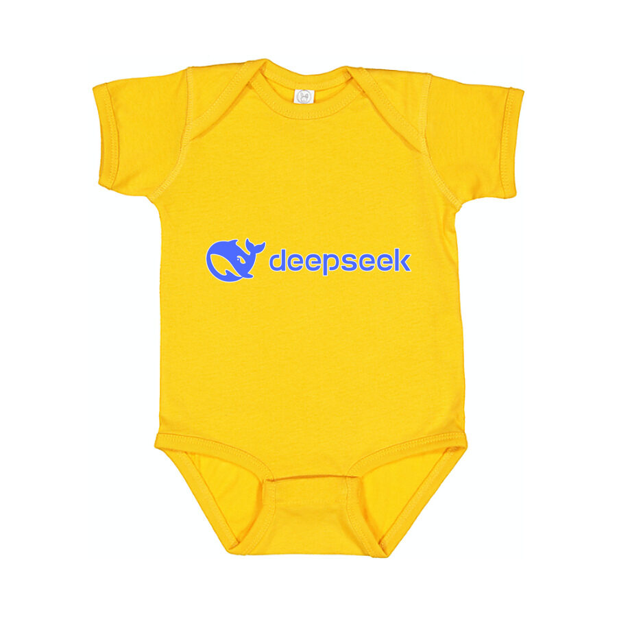 DeepSeek Baby Romper Onesie - Yellow