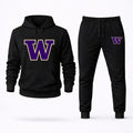 Washington Huskies Hoodie and Joggers Set - Black